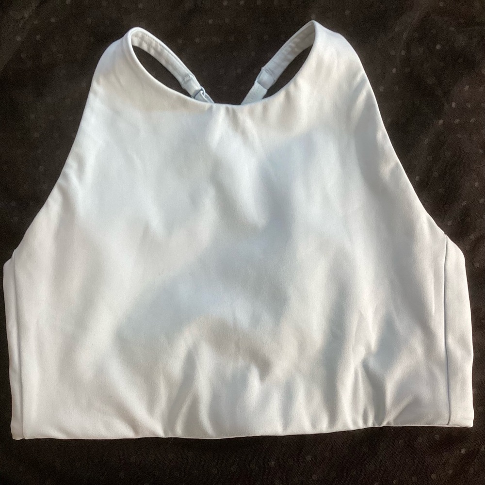 Girlfriend Collective Icy Blue Sports Bra Top Med